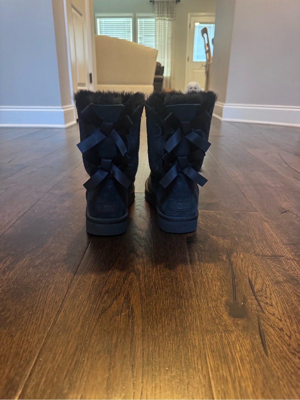 Women’s UGG Black Bailey Bow II boots